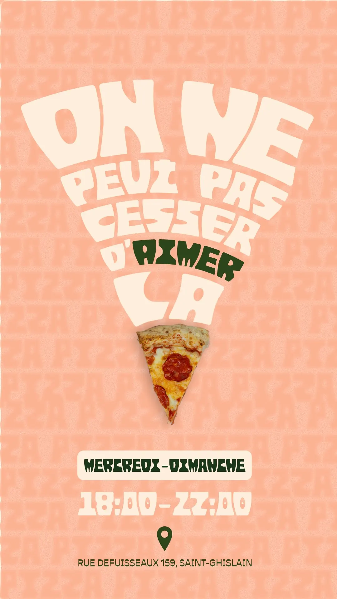 Story Instagram Da Luna — recommandation pizza signature