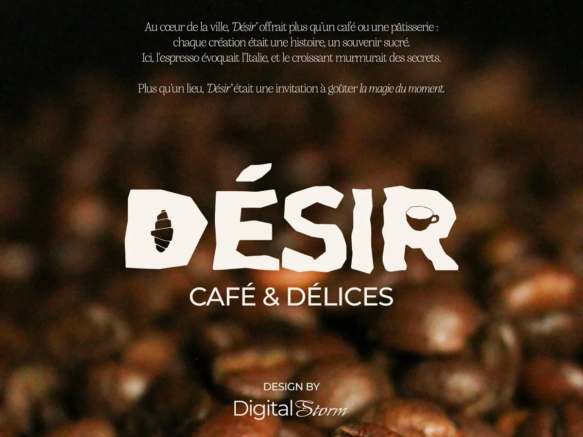 Projet Désir, Café & pâtisserie