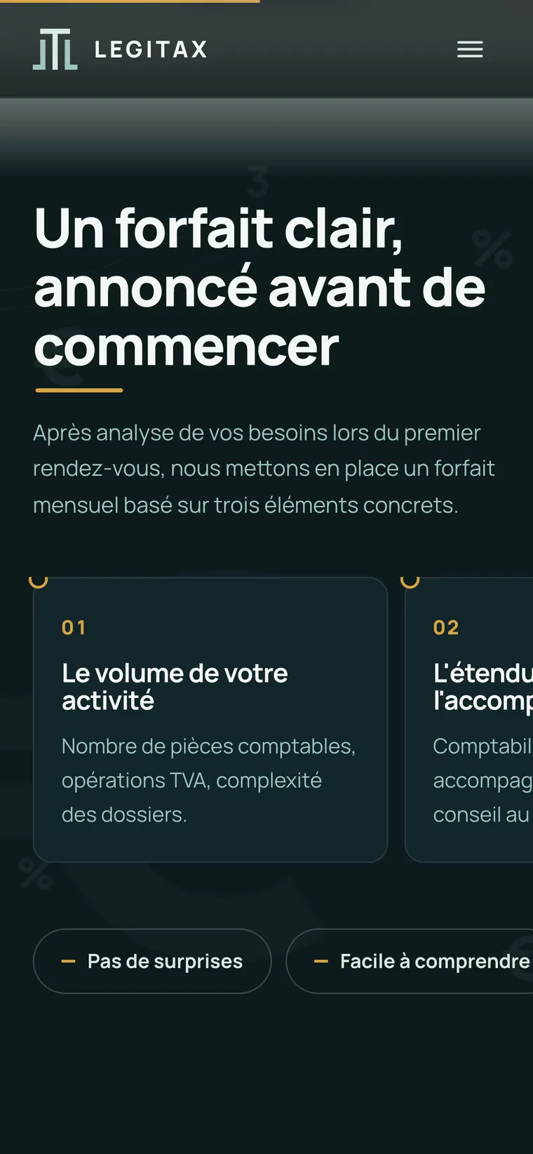 Legitax sur mobile