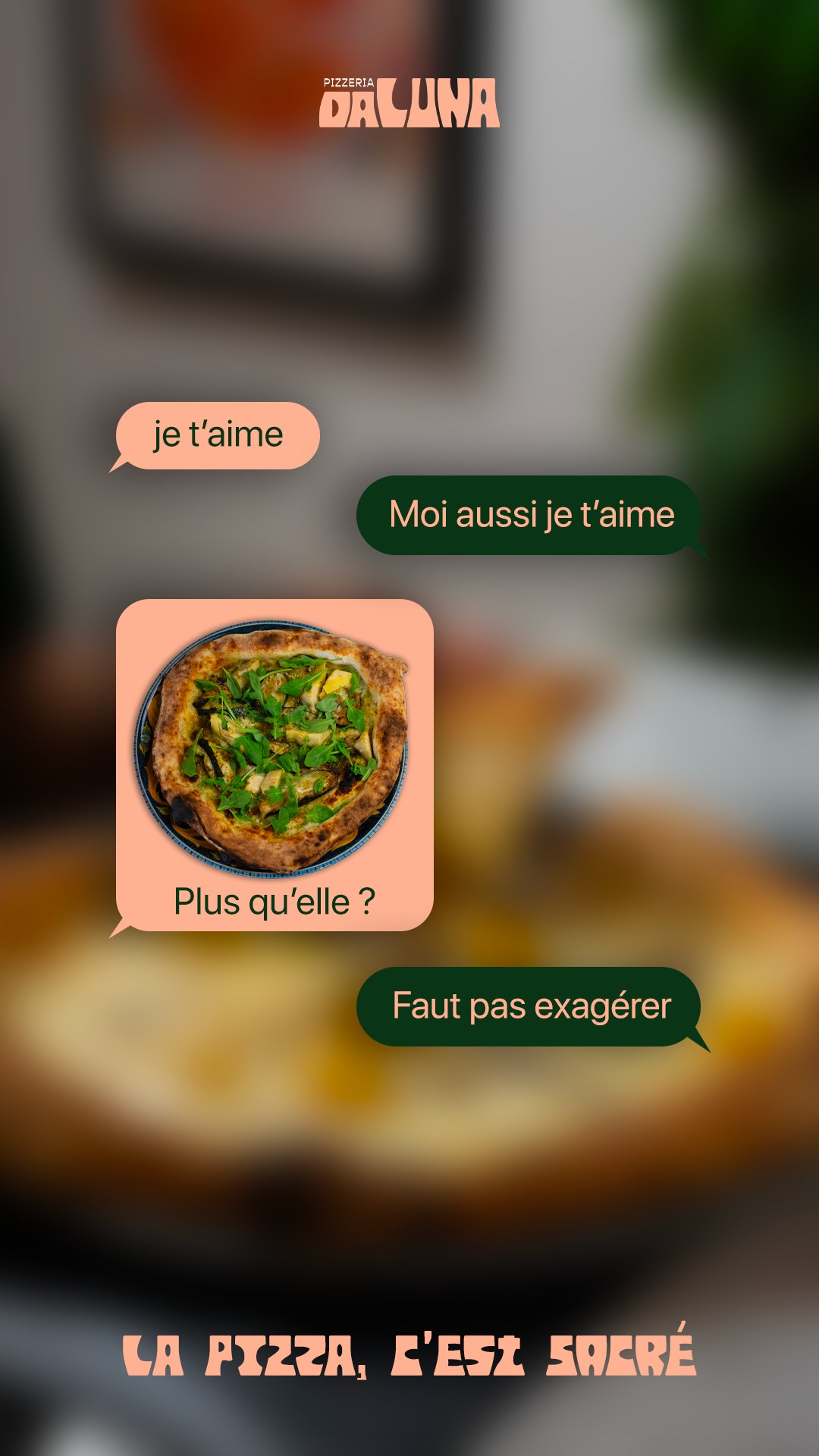 Story Instagram Da Luna — menu déjeuner Saint-Ghislain