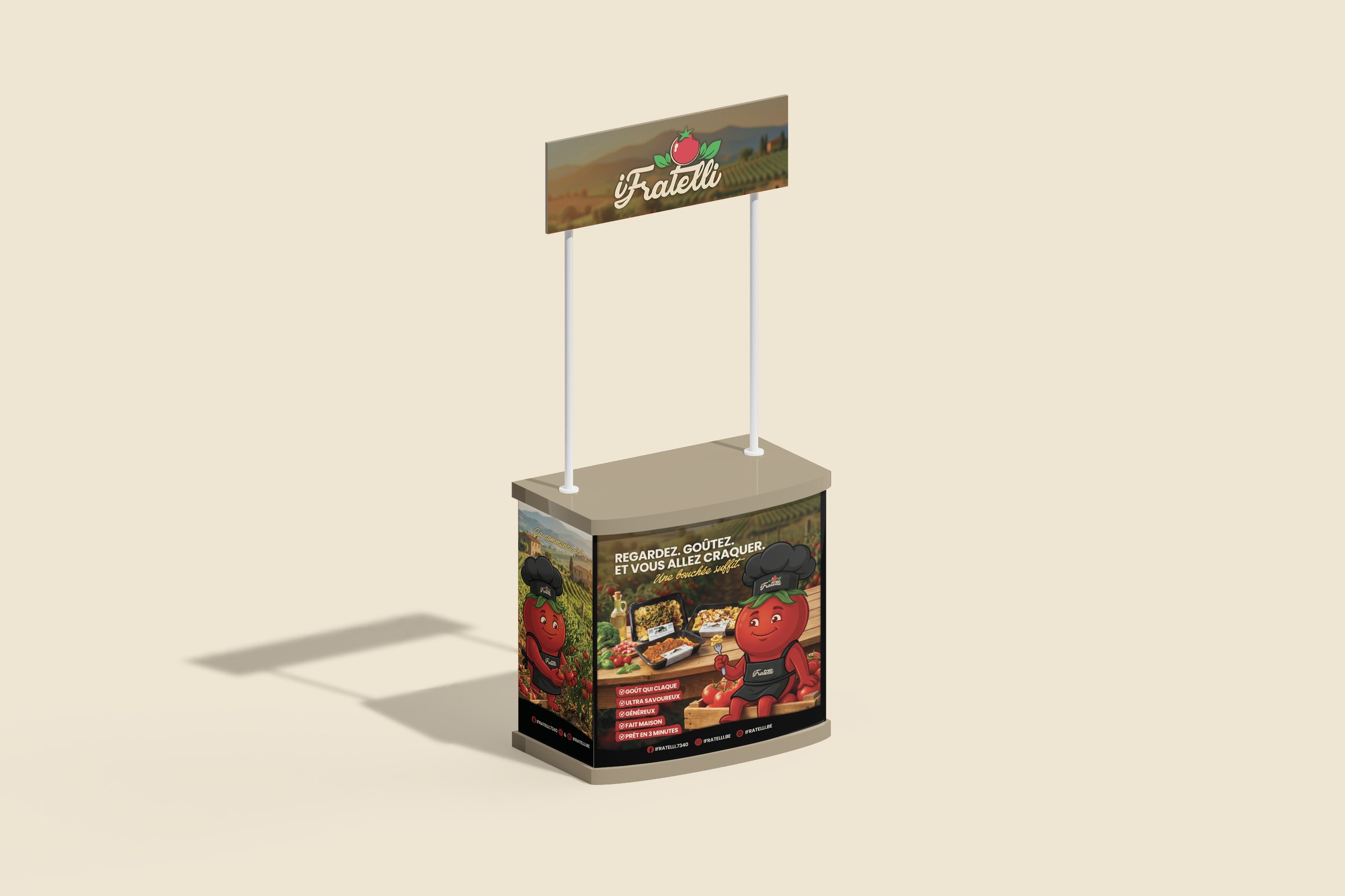 Stand modulaire I Fratelli — salon Horeca