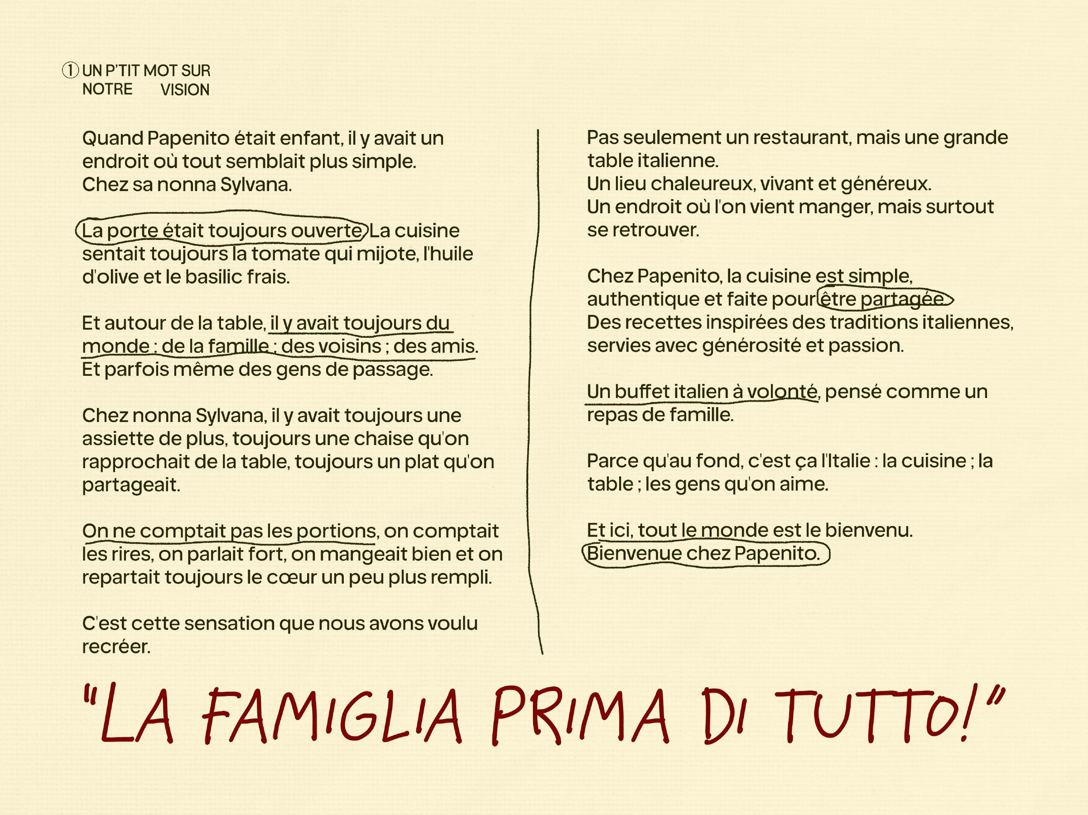 Histoire Papenito — nonna Sylvana